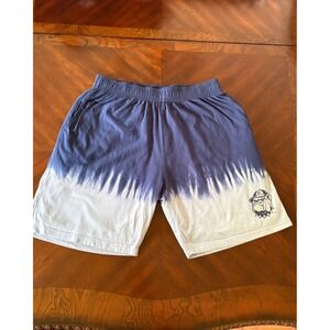 Mitchell & Ness Shorts Georgetown Hoyas Tie Dyed XL Navy Mens